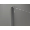 Mexen Kioto-X sprchová stena Walk-in 60 x 200 cm, grafit 10 mm, gun grey brúsená - 800-060-101-66-40-X