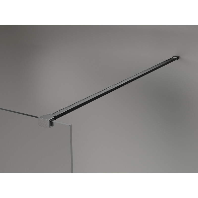 Mexen Kioto-X sprchová stena Walk-in 60 x 200 cm, grafit 10 mm, gun grey brúsená - 800-060-101-66-40-X