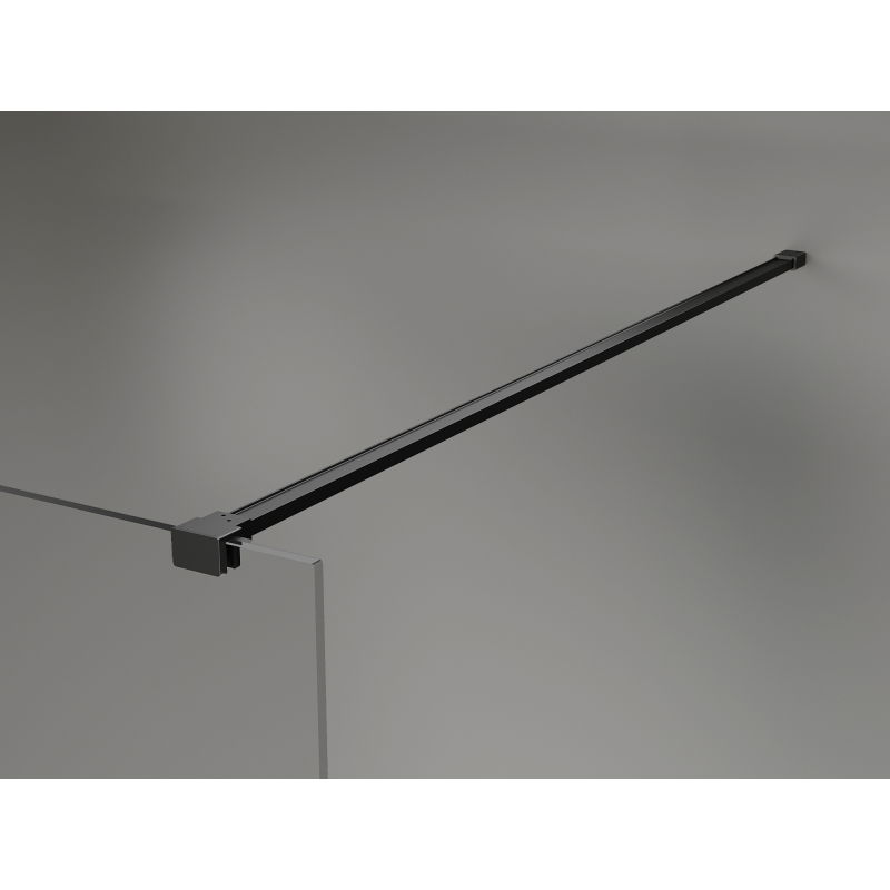 Mexen Kioto-X sprchová stena Walk-in 50 x 200 cm, grafitová 10 mm, čierna - 800-050-101-70-40-X