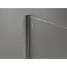 Mexen Kioto-X sprchová stena Walk-in 80 x 200 cm, grafit 10 mm, gun metal - 800-080-101-95-40-X
