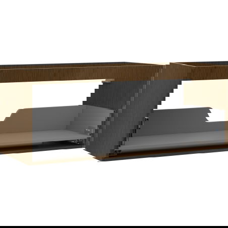 Mexen Box-A korpus skrinky pod umývadlo 120 cm, 1 zásuvka, orech - 91AX0-1200-470-1-86