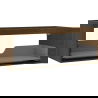 Mexen Box-A korpus skrinky pod umývadlo 120 cm, 1 zásuvka, orech - 91AX0-1200-470-1-86