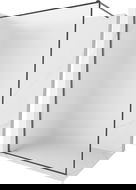 Mexen Kioto-XF sprchová stena Walk-in s rámom 140 x 202 cm, matné sklo 10 mm, brúsená gun gray - 800-140-104-66-30-X