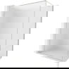 Mexen Kioto-XF sprchová stena Walk-in s rámom 90 x 202 cm, mráz 10 mm, kartáčovaný nikel - 800-090-104-97-30-X
