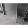 Mexen Kioto-XF sprchová stena Walk-in s rámom 90 x 202 cm, mrazivá 10 mm, kartáčovaný nikel - 800-090-104-97-30-X