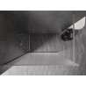Mexen Kioto-XF sprchová stena Walk-in s rámom 90 x 202 cm, mrazivá 10 mm, kartáčovaný nikel - 800-090-104-97-30-X