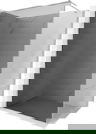 Mexen Kioto-XF sprchová zástena Walk-in s rámom 150 x 202 cm, grafit 10 mm, chróm - 800-150-104-01-40-X