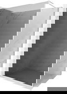 Mexen Kioto-XF sprchová stena Walk-in s rámom 110 x 202 cm, grafit 10 mm, biela - 800-110-104-20-40-X