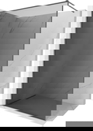 Mexen Kioto-XF Sprchová stena Walk-in s rámom 50 x 202 cm, grafit 10 mm, gun metal - 800-050-104-95-40-X