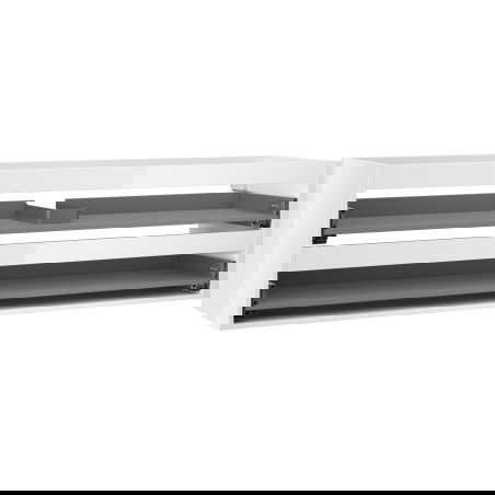 Mexen Box-A korpus skrinky pod umývadlo 160 cm, 2 zásuvky, biely lesk - 91AX0-1600-470-2-00