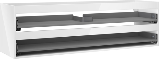 Mexen Box-A korpus skrinky pod umývadlo 160 cm, 2 zásuvky, biely lesk - 91AX0-1600-470-2-00