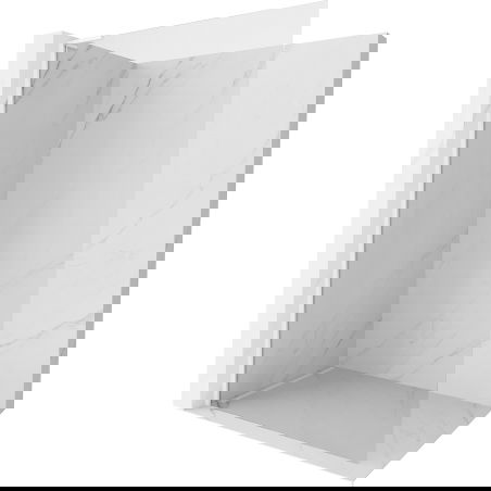 Mexen Kioto-X L sprchová stena Walk-in 110 x 200 cm, priehľadná 10 mm, biela - 800-110-107-20-00-X