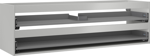 Mexen Box-A korpus skrinky pod umývadlo 160 cm, 2 zásuvky, sivý mat - 91AX0-1600-470-2-62