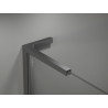 Mexen Kioto-X L Sprchová stena Walk-in 80 x 200 cm, priehľadná 10 mm, Gun Metal - 800-080-107-95-00-X