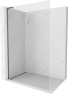 Mexen Kioto-X L sprchová stena Walk-in 100 x 200 cm, transparentná 10 mm, gun metal - 800-100-107-95-00-X