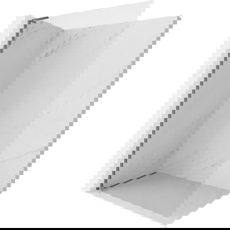 Mexen Kioto-X L sprchová stena Walk-in 120 x 200 cm, transparentná 10 mm, kovová - 800-120-107-95-00-X