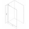Mexen Kioto-X L sprchová stena Walk-in 50 x 200 cm, priehľadná 10 mm, brúsený nikel - 800-050-107-97-00-X