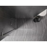 Mexen Kioto-X L sprchová stena Walk-in 50 x 200 cm, priehľadná 10 mm, brúsený nikel - 800-050-107-97-00-X
