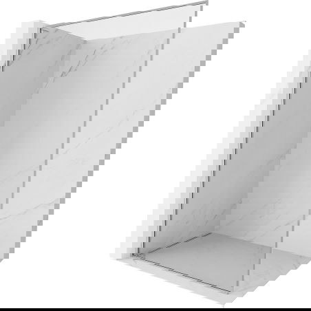 Mexen Kioto-XF L sprchová stena Walk-in s rámom 60 x 202 cm, transparentná 10 mm, chróm - 800-060-174-01-00-XF