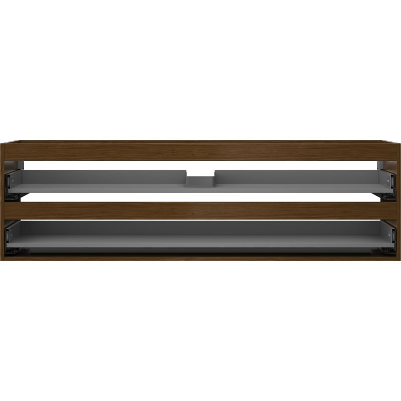 Mexen Box-A korpus skrinky pod umývadlo 160 cm, 2 zásuvky, orech - 91AX0-1600-470-2-86