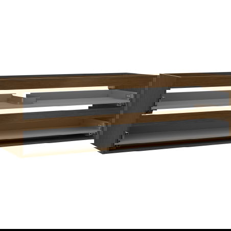 Mexen Box-A korpus skrinky pod umývadlo 160 cm, 2 zásuvky, orech - 91AX0-1600-470-2-86