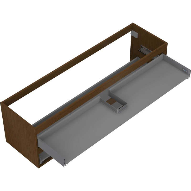 Mexen Box-A korpus skrinky pod umývadlo 160 cm, 2 zásuvky, orech - 91AX0-1600-470-2-86