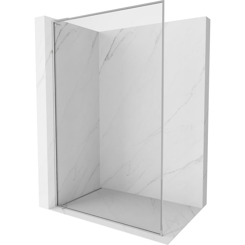 Mexen Kioto-F L Sprchová stena Walk-in s rámom 85 x 202 cm, transparentná 8 mm, chróm - 800-085-174-01-00