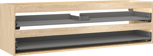 Mexen Box-A korpus skrinky pod umývadlo 160 cm, 2 zásuvky, dub - 91AX0-1600-470-2-81