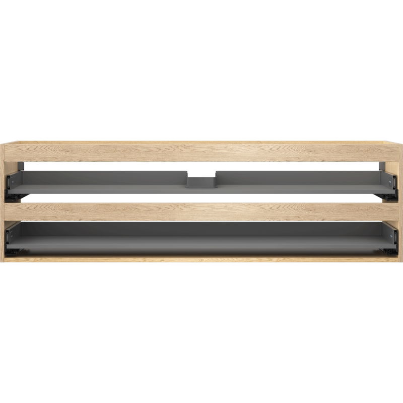 Mexen Box-A korpus skrinky pod umývadlo 160 cm, 2 zásuvky, dub - 91AX0-1600-470-2-81