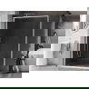 Mexen Kioto-F L sprchový panel Walk-in s rámom 75 x 202 cm, transparentný 8 mm, biely - 800-075-174-20-00