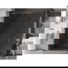 Mexen Kioto-F L sprchová stena Walk-in s rámom 105 x 202 cm, transparentná 8 mm, ružové zlato - 800-105-174-60-00