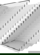 Mexen Kioto-F L sprchová stena Walk-in s rámom 75 x 202 cm, transparent 8 mm, brúsená zbraň šedá - 800-075-174-66-00