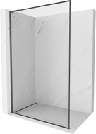 Mexen Kioto-F L sprchová stena Walk-in s rámom 100 x 202 cm, transparentná 8 mm, brúsená tmavosivá - 800-100-174-66-00