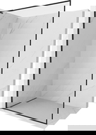 Mexen Kioto-F L sprchový panel Walk-in s rámom 50 x 202 cm, priehľadný 8 mm, čierny - 800-050-174-70-00