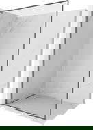 Mexen Kioto-F L Sprchová stena Walk-in s rámom 70 x 202 cm, transparentná 8 mm, gun metal - 800-070-174-95-00