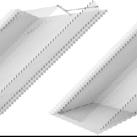 Mexen Kioto-X sprchová stena Walk-in 140 x 70 cm, transparentná 10 mm, chróm - 800-140-202-01-00-070-X