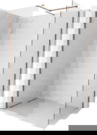 Mexen Kioto-X sprchová stena Walk-in 140 x 120 cm, transparentná 10 mm, ružové zlato - 800-140-202-60-00-120-X