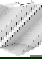 Mexen Kioto-X sprchová stena Walk-in 80 x 70 cm, priehľadná 10 mm, čierna - 800-080-202-70-00-070-X