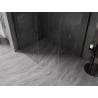 Mexen Kioto-X sprchová stena Walk-in 150 x 100 cm, transparentná 10 mm, čierna - 800-150-202-70-00-100-X