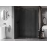 Mexen Kioto-X sprchová stena Walk-in 150 x 100 cm, transparentná 10 mm, čierna - 800-150-202-70-00-100-X