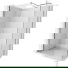 Mexen Kioto-X Walk-in sprchová stena 140 x 70 cm, transparentná 10 mm, zbraňový kov - 800-140-202-95-00-070-X