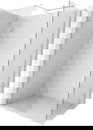 Mexen Kioto-X sprchová stena Walk-in 150 x 120 cm, priehľadná 10 mm, brúsený nikel - 800-150-202-97-00-120-X