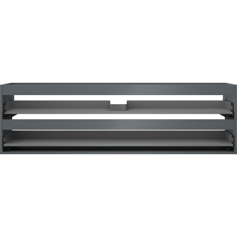 Mexen Box-A korpus skrinky pod umývadlo 160 cm, 2 zásuvky, grafit mat - 91AX0-1600-470-2-66