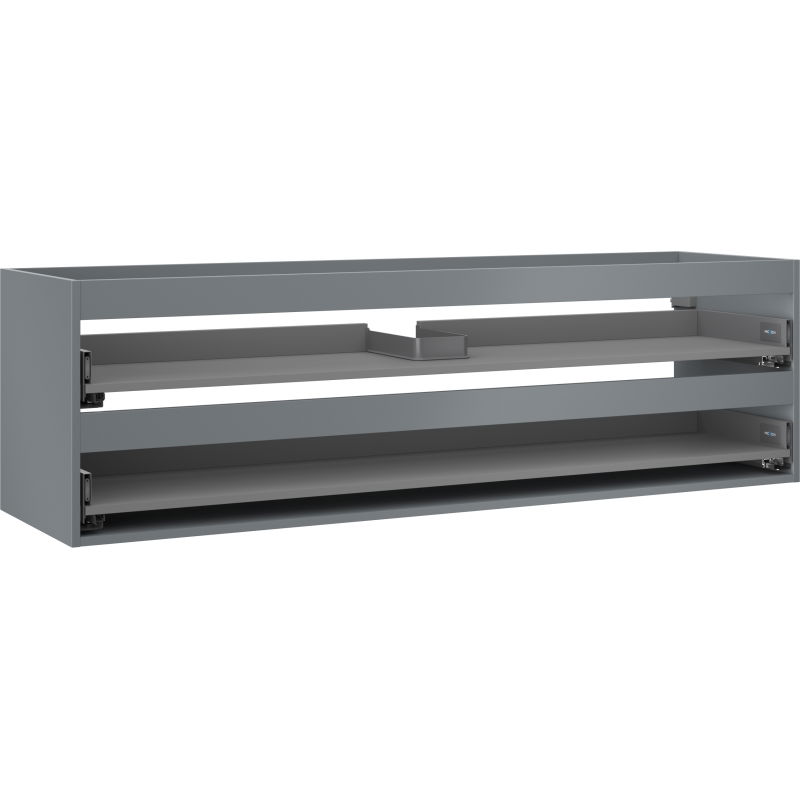 Mexen Box-A skrinka pod umývadlo korpus 160 cm, 2 zásuvky, grafit mat - 91AX0-1600-470-2-66