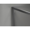 Mexen Kioto-XF sprchová stena Walk-in s rámom 150x90 cm, priehľadná 10 mm brúsená šedá - 800-150-202-04-66-090-XF