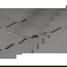 Mexen Kioto-XF sprchová stena Walk-in s rámom 140x110 cm transparentná 10 mm gun gray brúsená - 800-140-202-04-66-110-XF