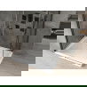 Mexen Omega sprchový kút posuvný 110 x 100 cm, transparentný, čierny + sprchová vanička Flat, biela - 825-110-100-70-00-4010B