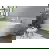 Mexen Mia voľne stojaca rohová ľavá 160 x 80 cm, biela, biely prepad - 52691608000L-20