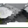 Mexen Mia voľne stojaca rohová ľavá 160 x 80 cm, biela/čierna, prepad chróm - 52691608075L-01