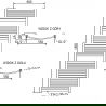 Mexen Helios kúpeľňový radiátor 1800 x 600 mm, 782 W, zlatý - W103-1800-600-00-50